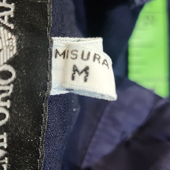 Emporio Armani 100% Cotton Button Up Long Sleeve Shirt. Contrasting Cuffs/Collar - Picture 8 of 9